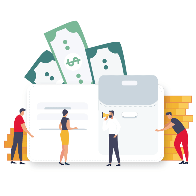 Trigital Offer store wallets to your clients to store various loyalty rewards, cash backs, store credits from refunds or trade advances, and redeem them later.